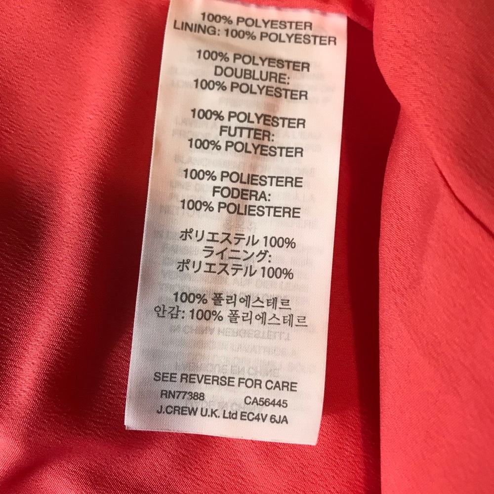 J. CREW Coral Stitched-down pleated mini skirt - Picture 4 of 4